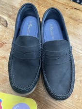 Blue Boys Loafers Next Sz 1 EU