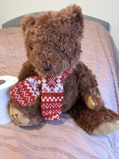 William teddy bear - &, scarf