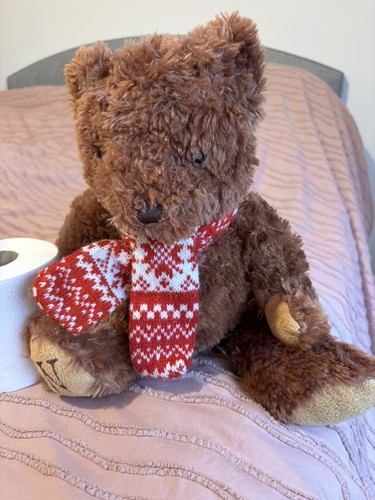 William teddy bear scarf - teddy,