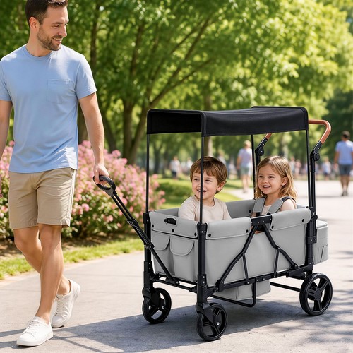 Wagon stroller for kids with - stroller, 2