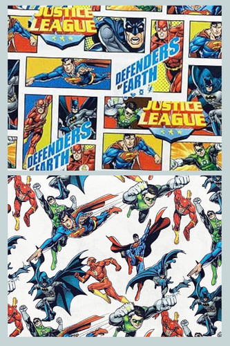 Superman batman cotton fabric - superman,