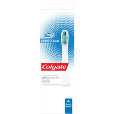 Omron Toothbrush Heads 4x Genuine Colgate Deep Clean White Pack ProClinical 360