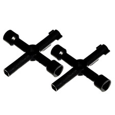 2x 4 Way Key Universal Utility Radiator Water Gas Electric Meter Service Cabinet