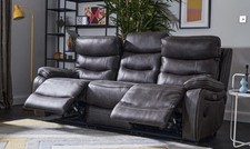 Deacon 3 Seater Power Recliner Sofa Cover Colour: Rosemary charcoal