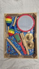 Melissa & Doug Children's Wooden Musical Instrument Band-in-a-Box