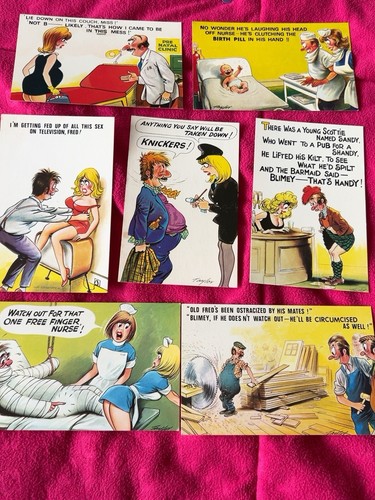 Vintage bamforth comic - vintage,