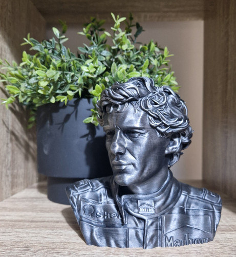Ayrton senna bust sculpture - ayrton,