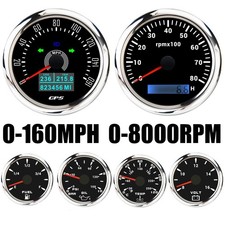 6 Gauge Set 85mm Boat GPS