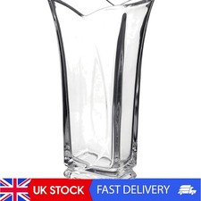 Stately Round Clear Glass