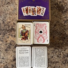 Waddingtons Shakespeare Playing Cards Bridge/Rummy/Whist/Canasta 