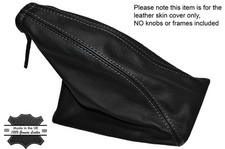 GREY STITCH LEATHER HANDBRAKE