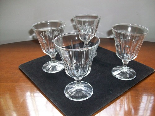Vintage glass pedestal sundae - vintage,