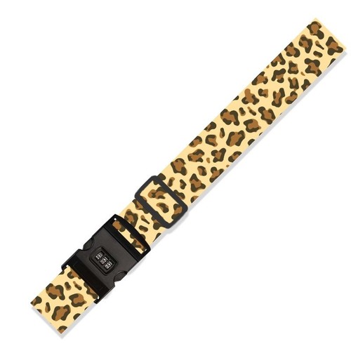 Leopard print luggage - print,