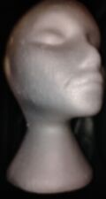 Female Head Model Wig Hair Hat Display Styrofoam Foam Mannequin...