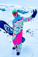 Elite Ski Suit, Water-Resistant Skiwear, Airy Snowsuit, Sturdy Ski Apparel.     