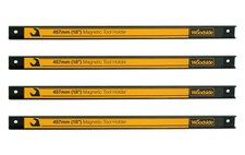 Woodside Magnetic Garage Wall Tool Holder Strip, 18”/46cm (pack of 4)