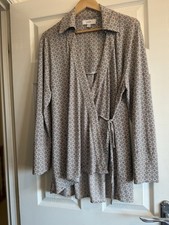 Ladies Next Printed Wrap Shirt Tunic Size UK 18