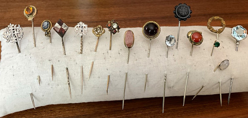 Antique stick pins lot 16 - antique,