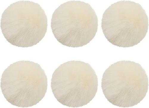 Patikil faux fur pom - fur, for