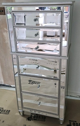Next fleur tall mirrored - tall, glass