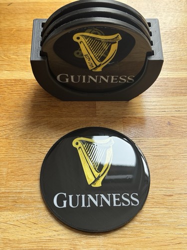 Guinness coaster set holder - guinness,