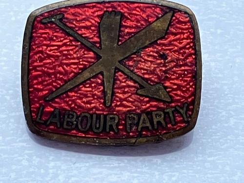 Vintage labour party enamel - vintage,