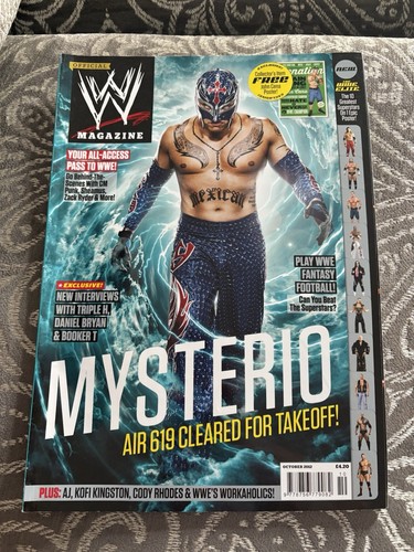 Wwe magazine official october - wwe,