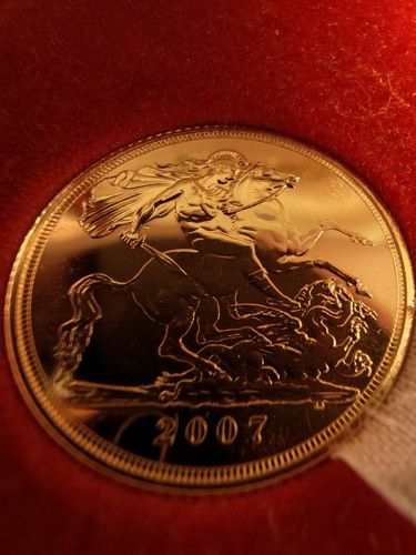 Royal mint 2007 gold proof - royal,