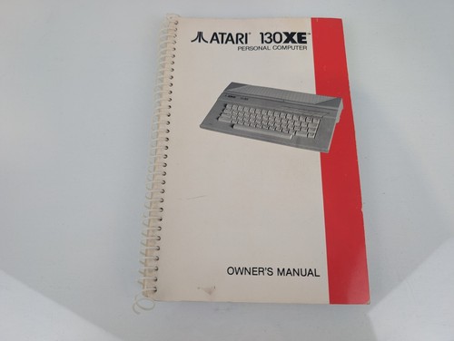 Atari 130xe owner manual good - 130xe,