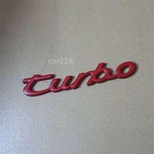 1x Matte Red New turbo Big