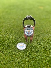 Manchester City 3in1 Golf Gift – Divot Tool, 2 Ball Markers & Bottle Opener