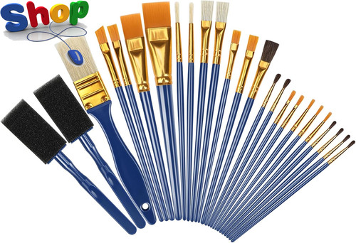 Pcs paint brushes - pcs,