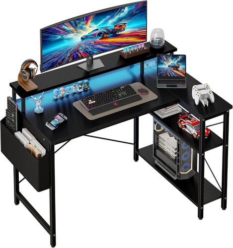 Shaped gaming desk - gaming,
