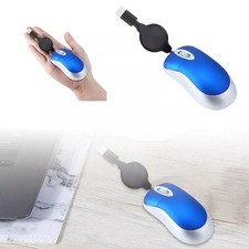 Corded Mouse Small Retractable