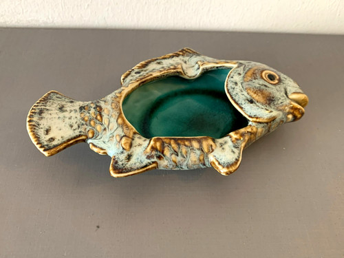 Vintage painted ceramic