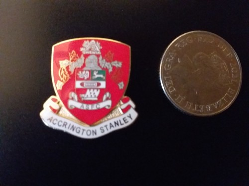 Accrington stanley pin - stanley, badge