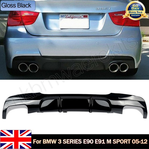 Gloss black rear bumper - gloss,
