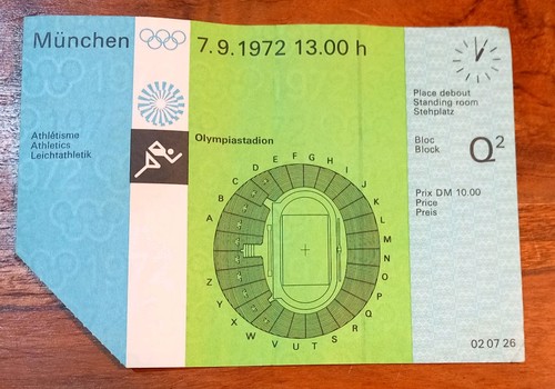 Ticket olympic games münchen - ticket,