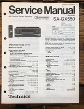 Technics SA-GX550 Receiver