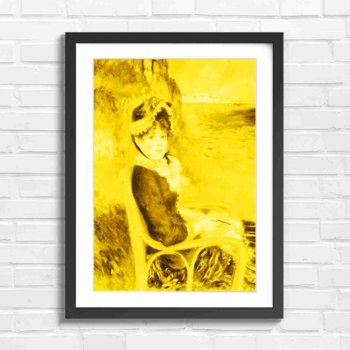 Impressionist girl yacht - impressionist,