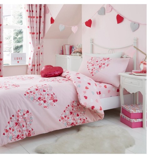 Dunelm pink hearts - , 🩷