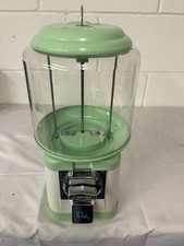 BEAVER RB16 GUMBALL SWEET VENDING MACHINE PASTEL GREEN AND WHITE