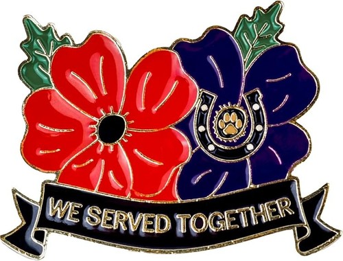 Royal british legion enamel - royal,