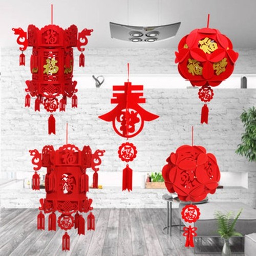 Red chinese new year lantern - chinese,