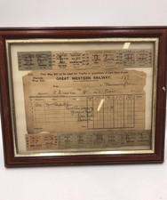 Framed Great Western Railway