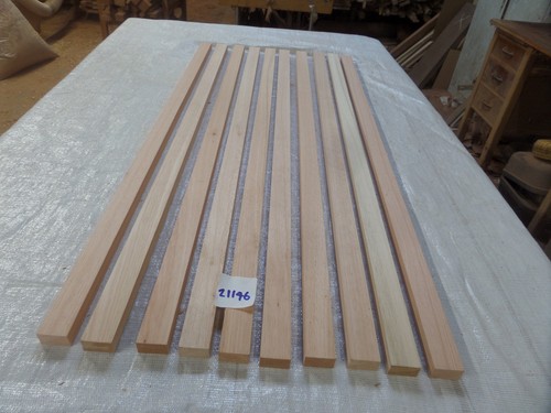 Hardwood timber slats - hardwood, red