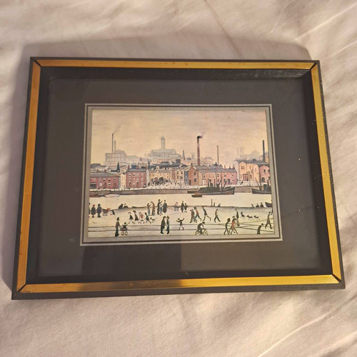 Wood framed picture - wood,