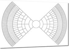 A2 Bow Tie Family Tree Chart (Family History / Genealogy Chart)