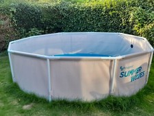 A Summerwaves 10ft pool with everything included to sell