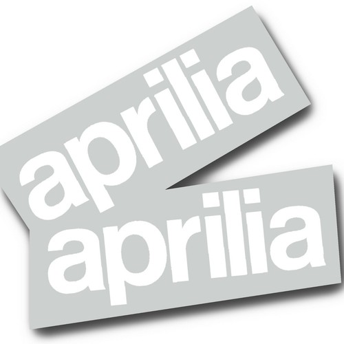 Aprilia white text motorcycle - aprilia,